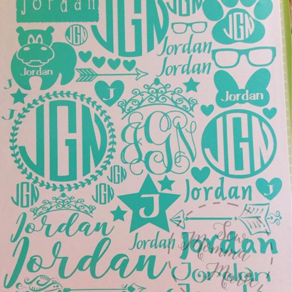 Custom Decal Sheet 12"x6"